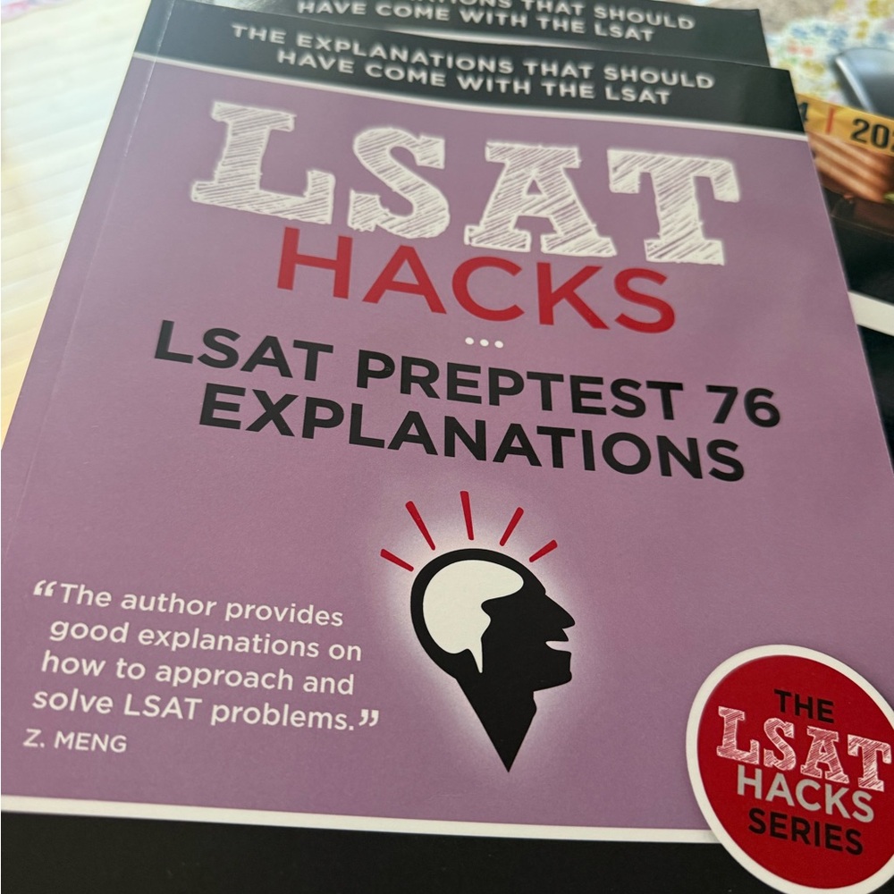 LSAT Hacks PrepTest 76 Explanations Book